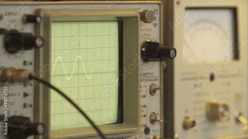 Electronics technician oscilloscope