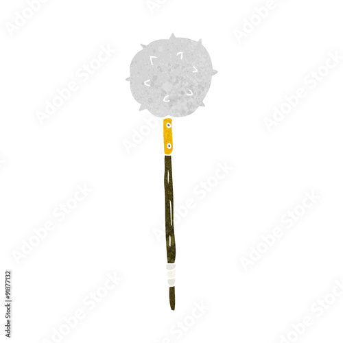 cartoon medieval mace