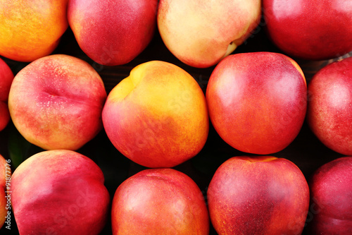 Fresh peaches background