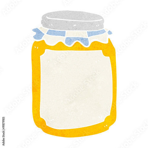 cartoon jar of honey