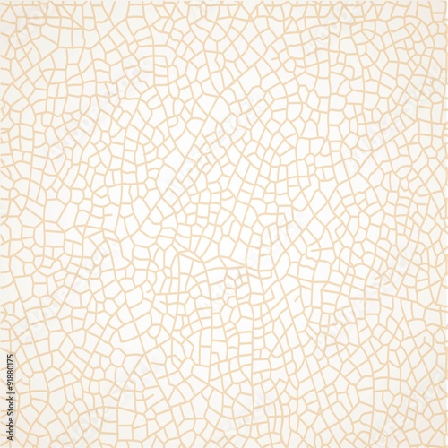 Seamless pattern from thread of autumn leave on white