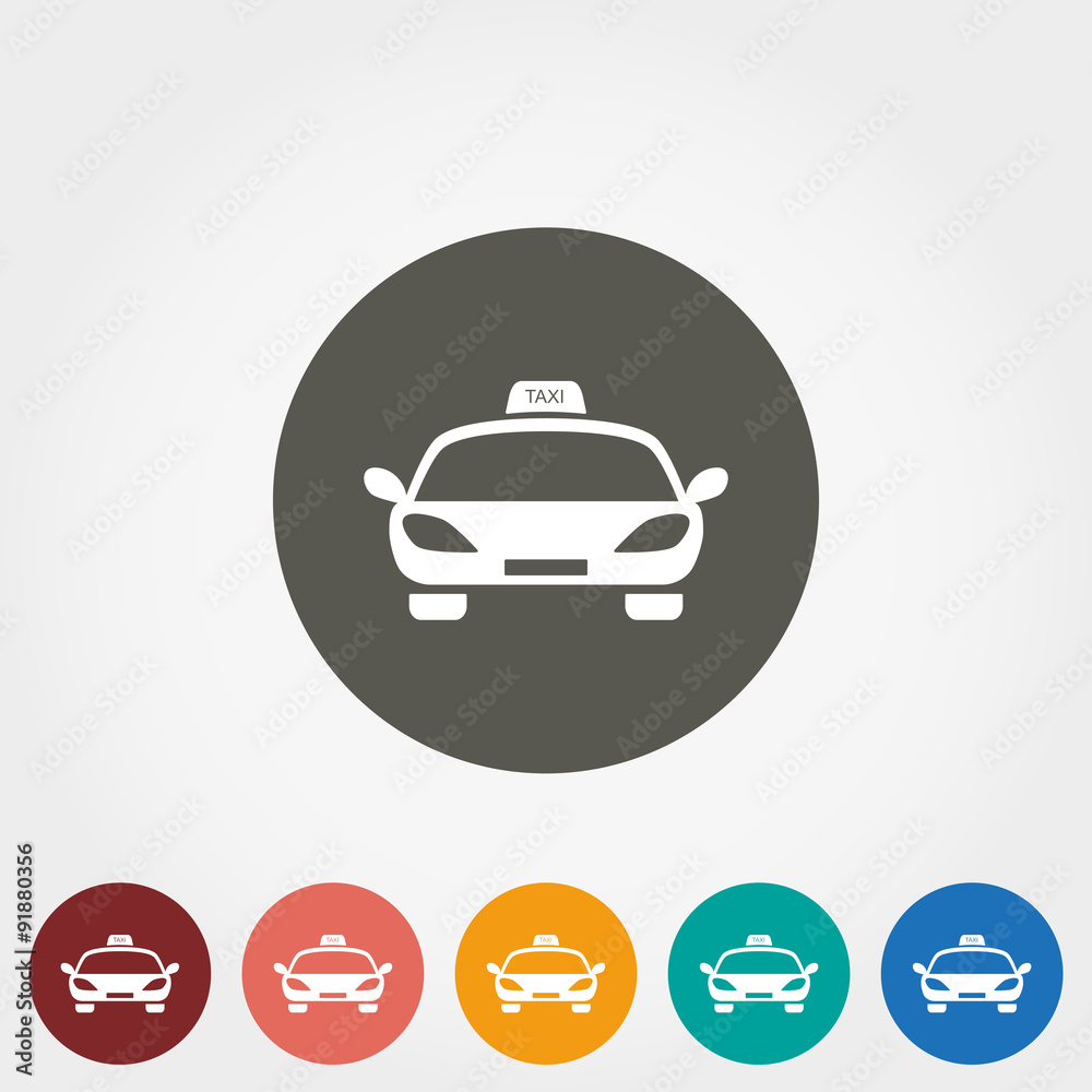 Obraz premium Taxi icon.