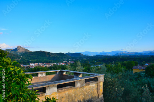 Foto la vallée del liri, latinium, italie
