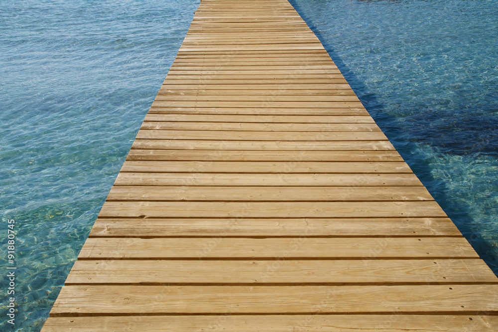 wood pier