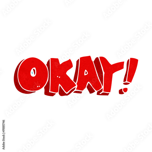 cartoon okay sign