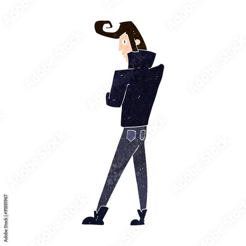 cartoon cool guy