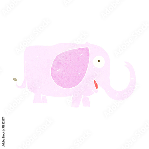 cartoon baby elephant