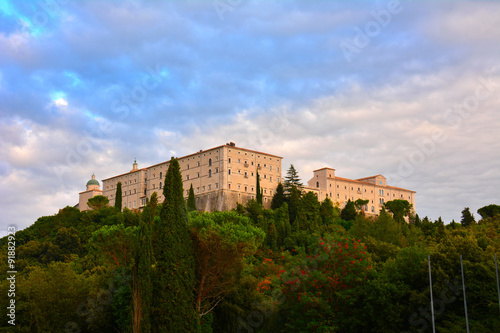abbaye de monte cassino , dans le latinium, en italie 