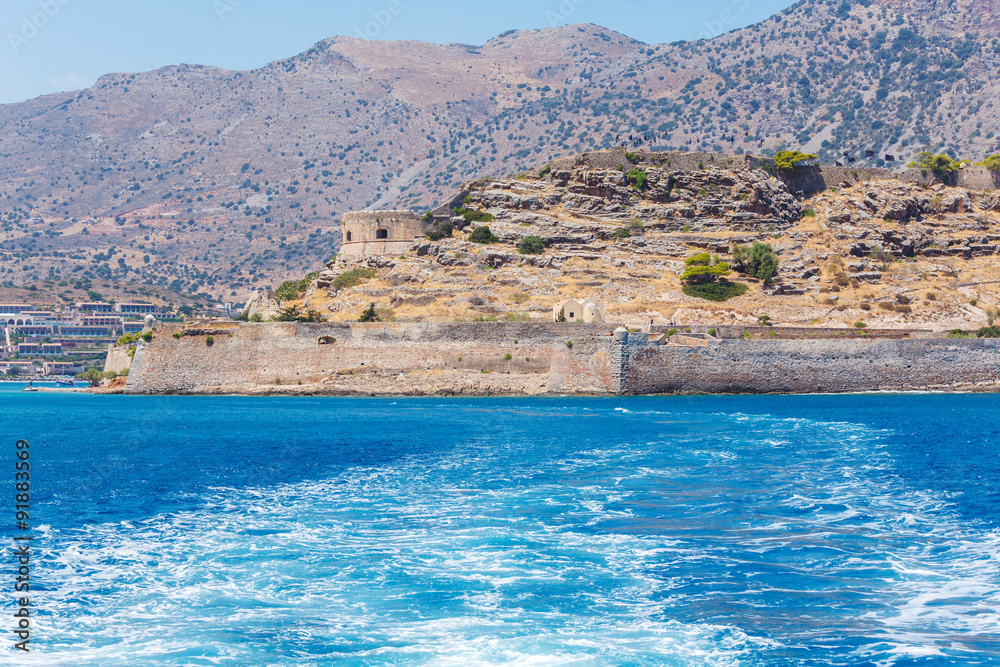 Spinalonga Island with Medieval Fortress, Crete