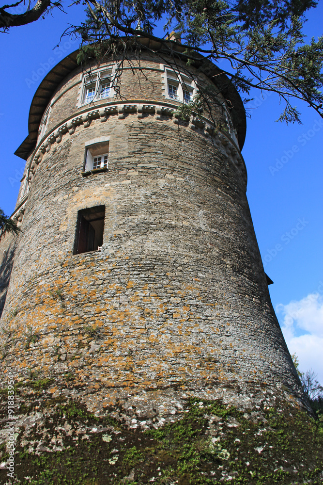 La tour du château de Pornic - Loire-Atlantique - Bretagne historique
