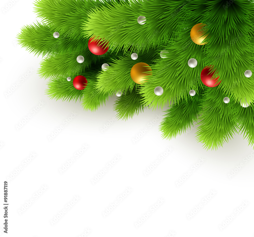 Christmas background Vector illustration.