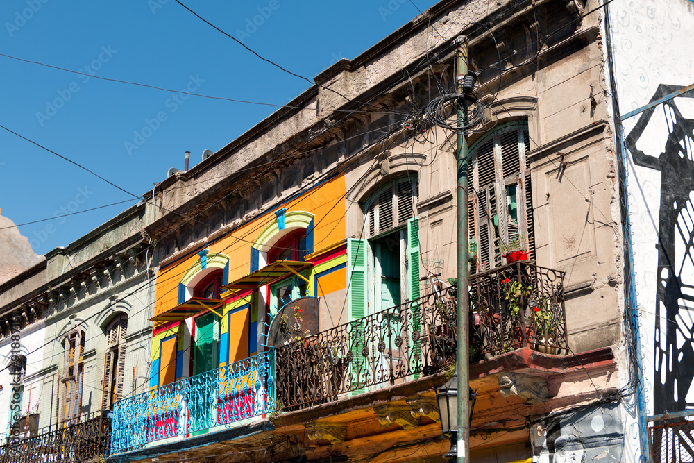 La Boca, colorful neighborhood, Buenos Aires Argentine