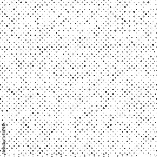 Seamless Vector Scrapbook Round Random Dots Halftone Background