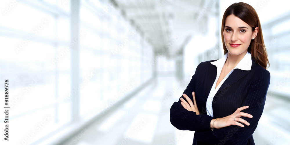 Beautiful young business woman. Beautiful young business woman.