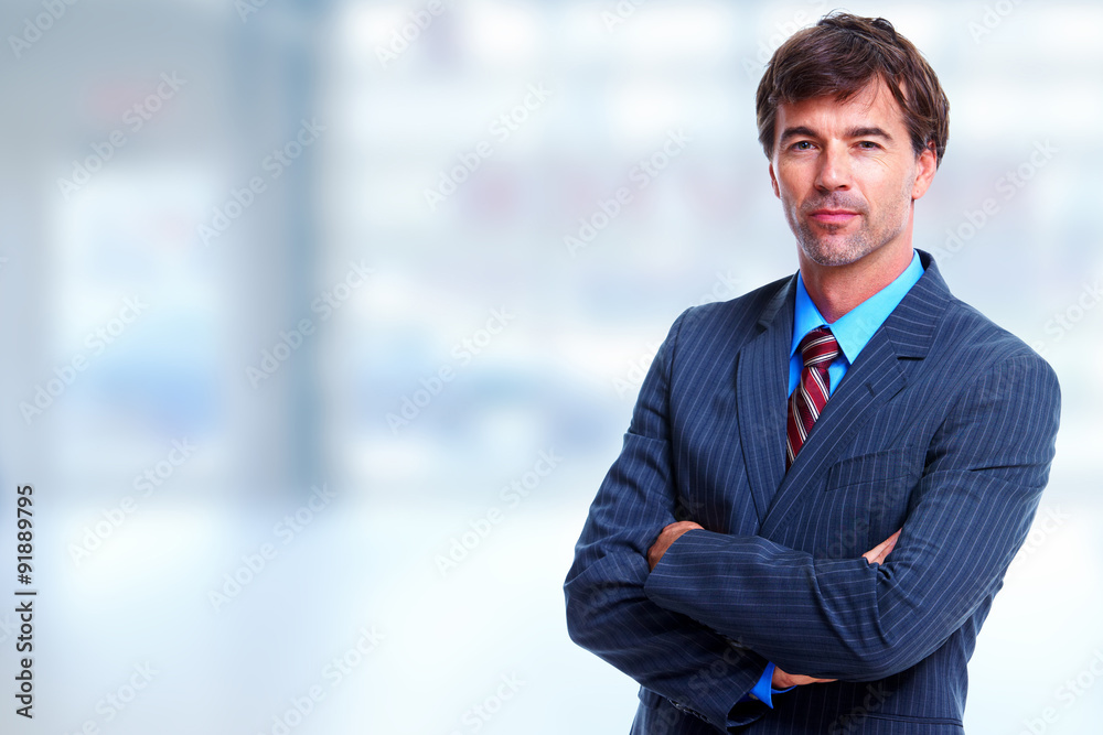 Handsome stylish businessman. Handsome stylish businessman.
