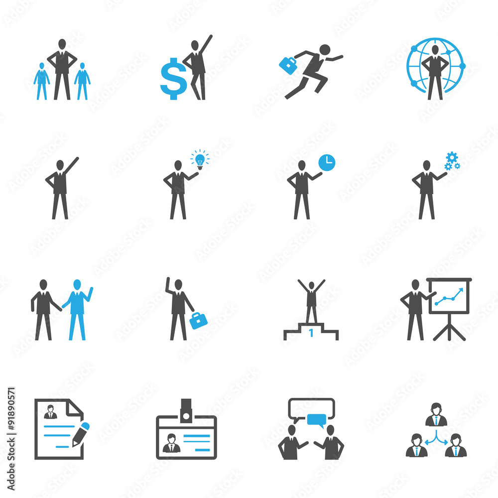 Management and Human Resource Icons