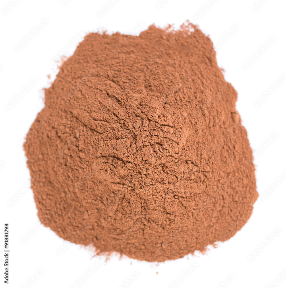 Cola Nut Powder isolated on white