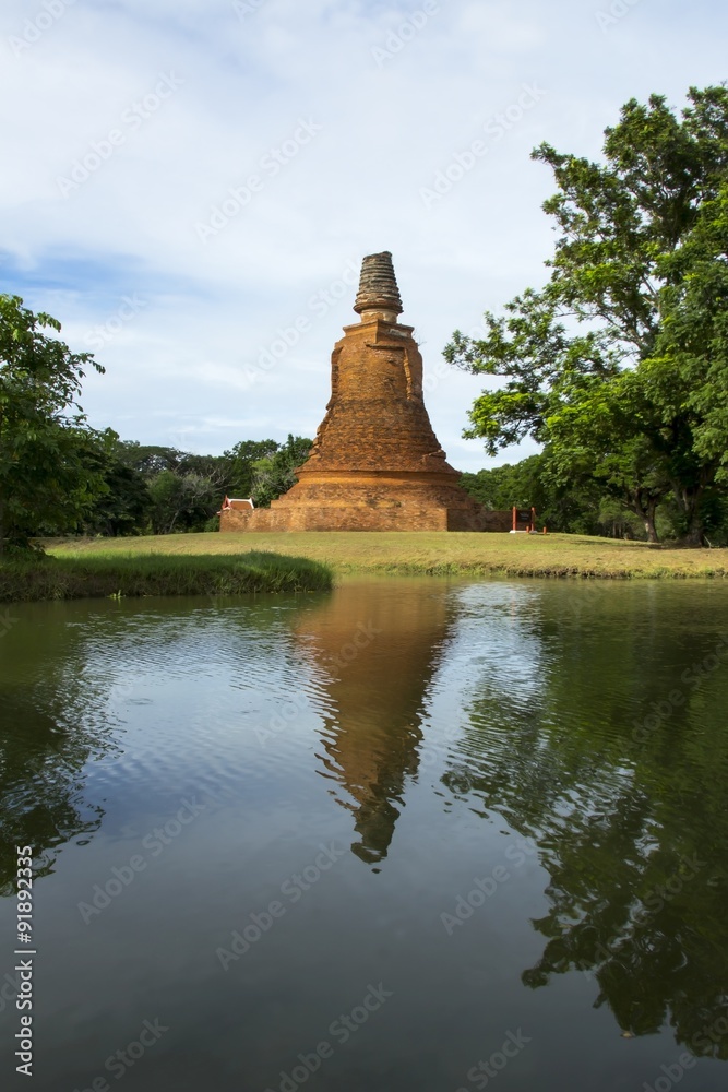 Stupa old in the historic site Stupa old in the historic site