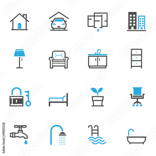 House and Real Estate Icons