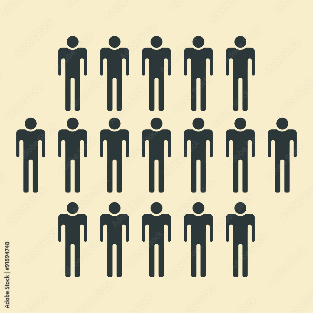 People Icon - Population, Team, Group, Crowd, Society, Community etc. People Icon - Population, Team, Group, Crowd, Society, Community etc.