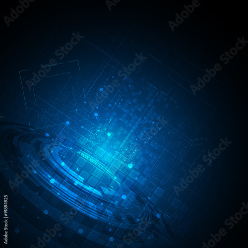 vector abstract background hi tech concept dynamic and movement design