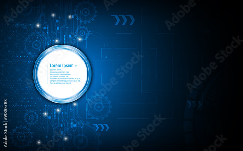 vector abstract background tech innovation template design
