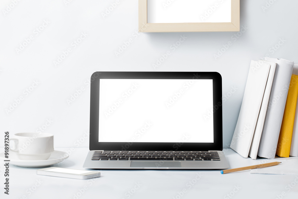 creative modern desktop at workspace creative modern desktop at workspace