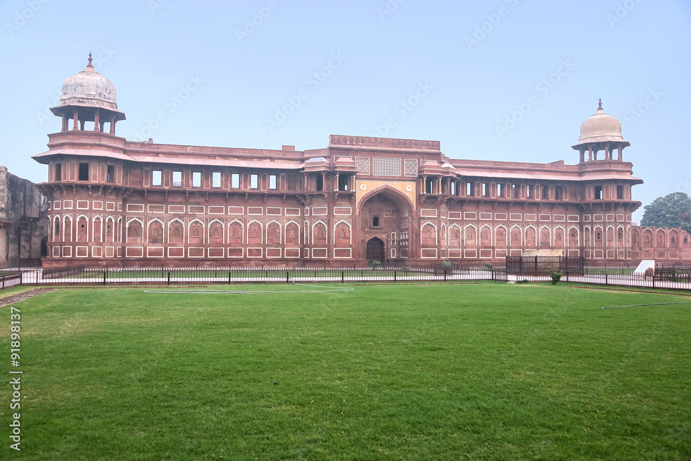 Obraz premium Mughal palace in Agra fort, India