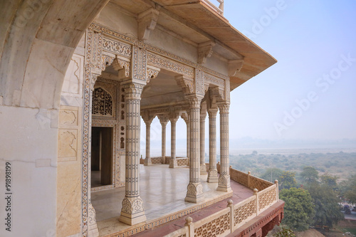 White marble palace, Agra fort, India