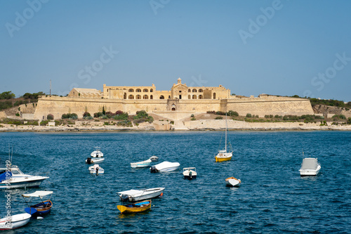 Fort Manoel view in Malta photo