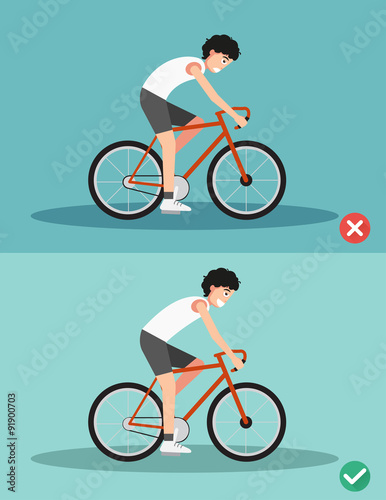 Best and worst positions for riding bike