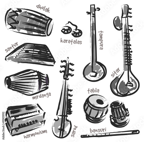 Indian instruments photo