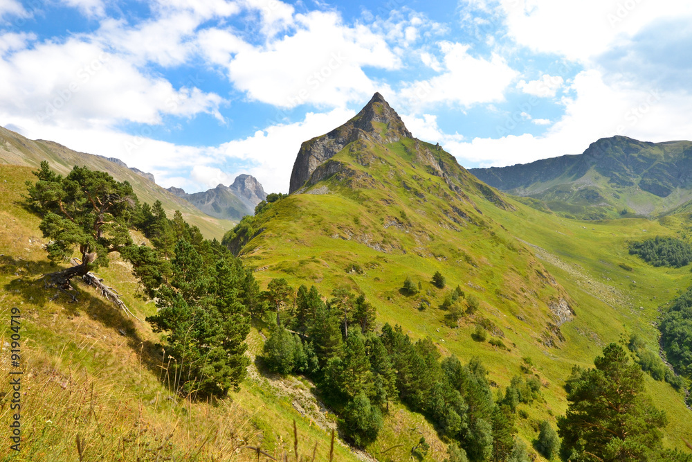 Naklejka premium Гора Шхуанта