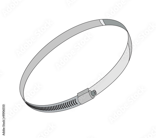 Vector image of a jubilee clip