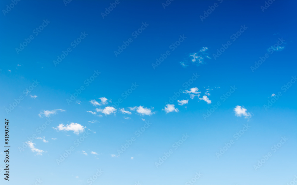 image of blue sky white clouds