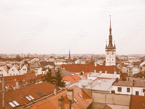 Retro looking Olomouc, Czech Republic photo