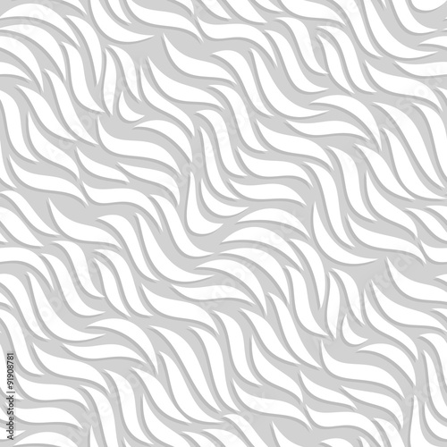 White vector wavy seamless pattern. Abstract background for invitations etc.