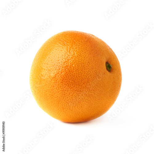 Fresh juicy grapefruit isolated over the white background