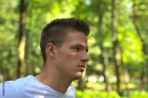 Portrait of young man