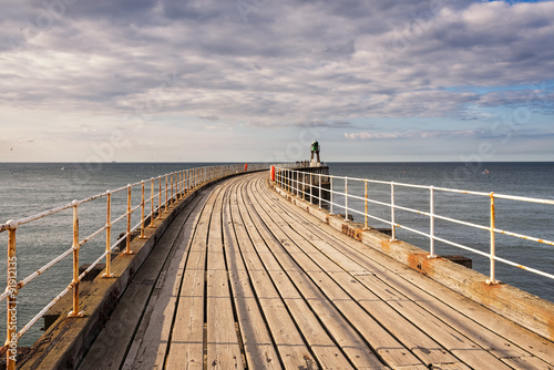 whitby west pier photo