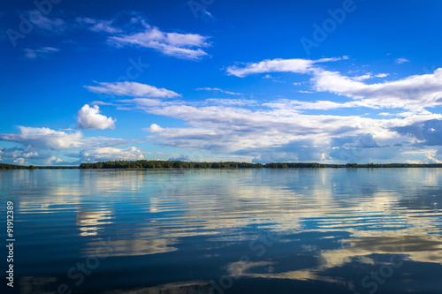 Lake reflection in Sweden