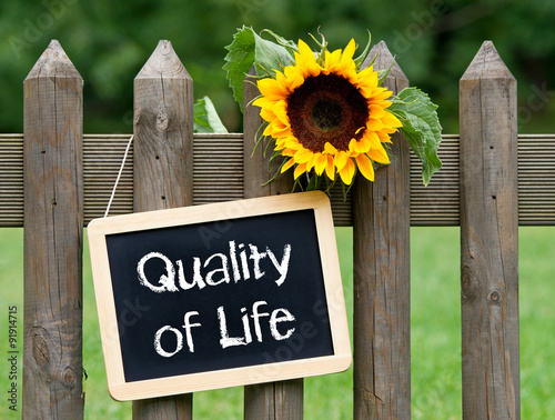 Bild auf Leinwand Quality of Life - Balance and Enjoyment
