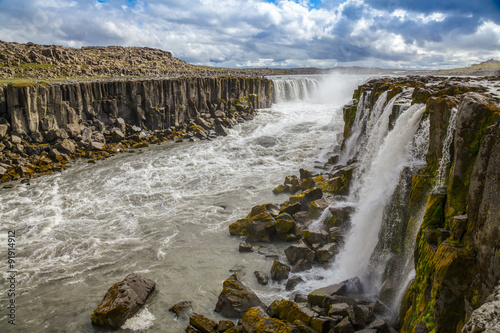 Selfoss waterfall in Northern Iceland