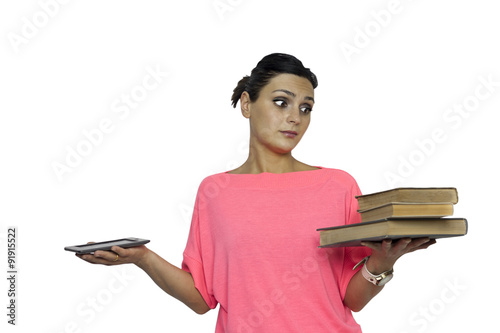 E-book vs paper book.