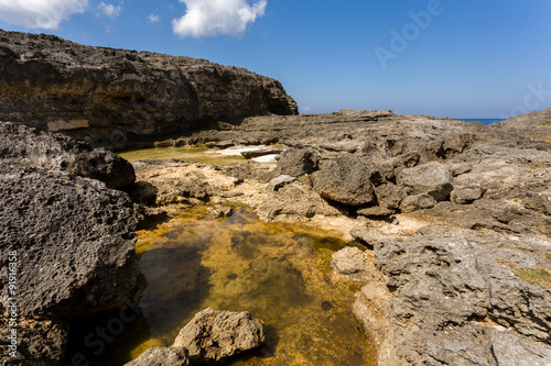 rock formation coastline at Nusa Penida island