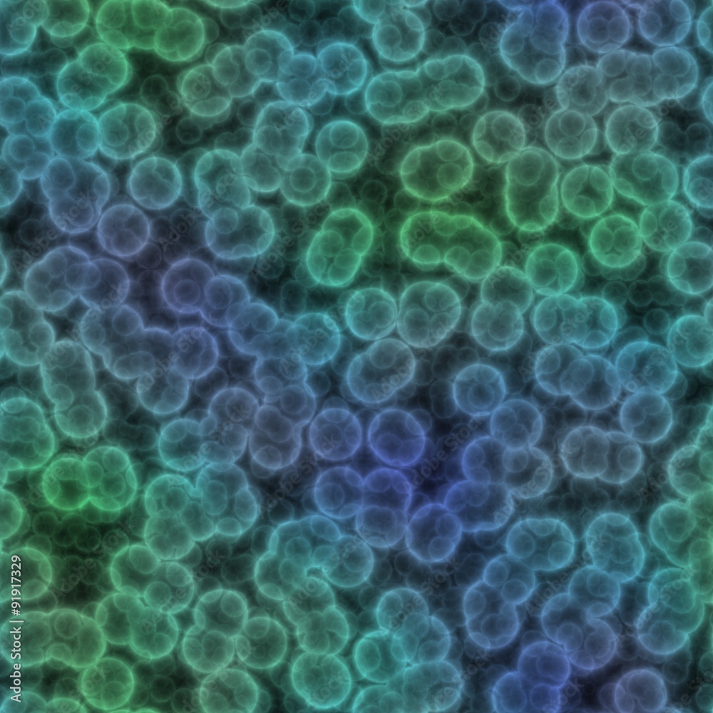 Abstract bacteria cells seamless texture or background Abstract bacteria cells seamless texture or background