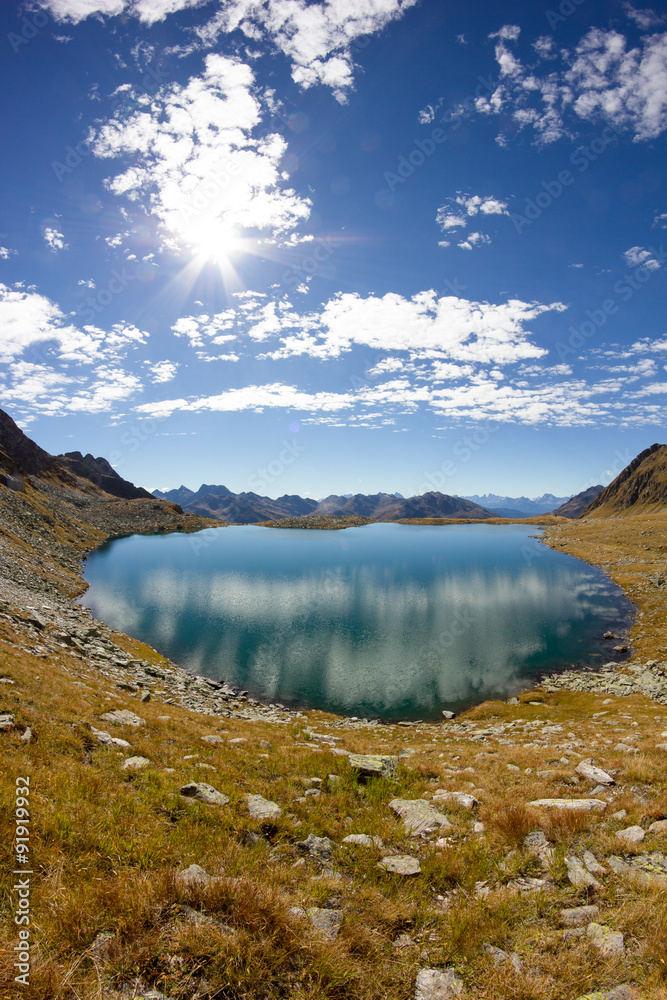Lake Oberseitsee 2.576m At Mt. Seespitze 3.021m in St. Jakob In Defereggental In East Tyrol Austria Lake Oberseitsee 2.576m At Mt. Seespitze 3.021m in St. Jakob In Defereggental In East Tyrol Austria