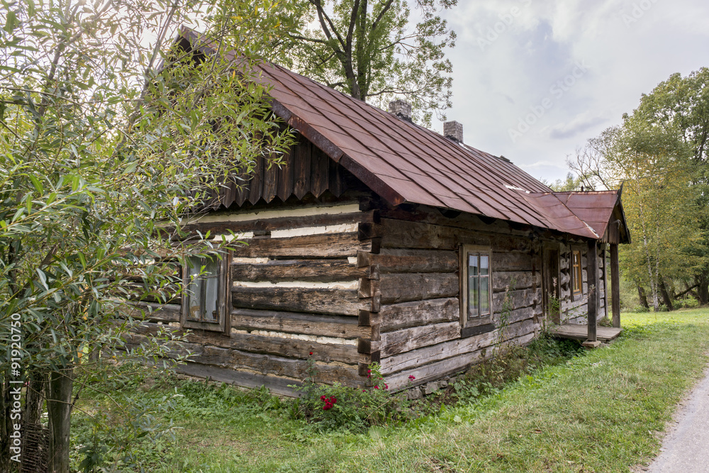 Traditional old wooden house, Poland
