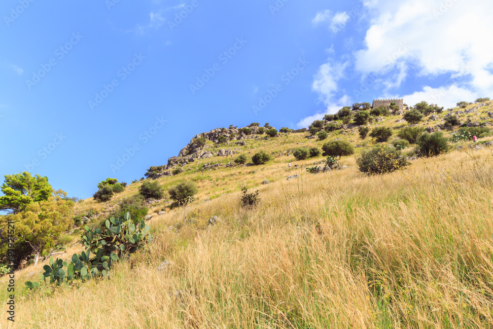 Sicilian Landscape near Cefalu, Italy
