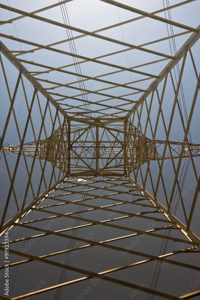 Inside of a power pylon - concept image